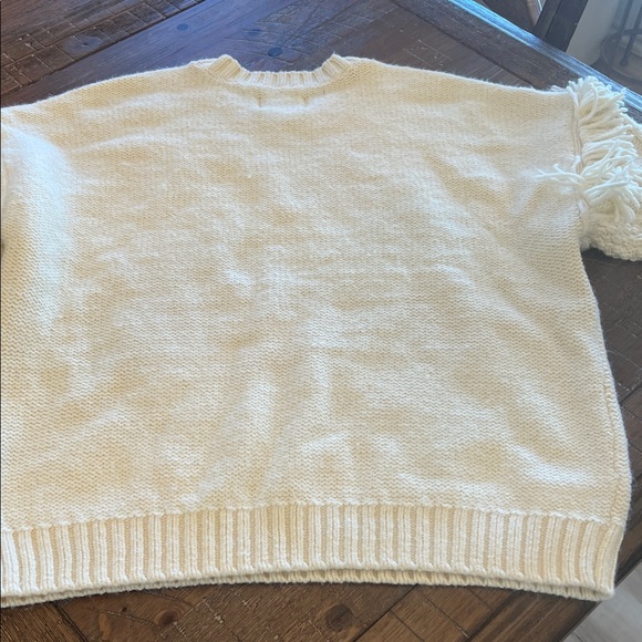 American Eagle Outfitters Cream Cable Knit Sweater - Picture 6 of 13
